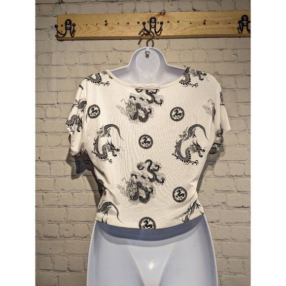 Faded Rose lowcut crop top size xl - Picture 2 of 5